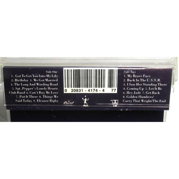 Paul McCartney Tripping the Live Fantastic Double Music Cassette 1990 Live Tour - Picture 5 of 5